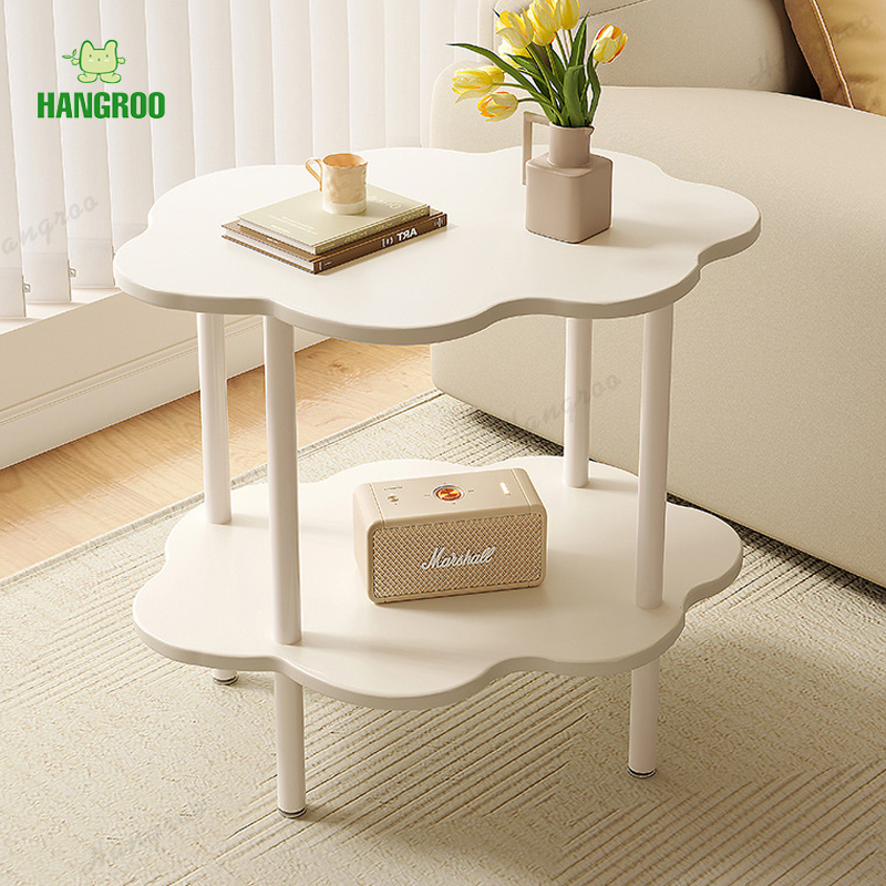 HANGROO H186【จัดส่งจากกรุงเทพฯ】โต๊ะกลาง/วางข้าง โต๊ะกาแฟตัวเล็กกระทัดรัด ใช้วางข้างเตียงได้