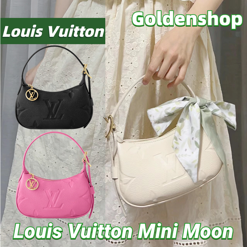 New!!🍒หลุยส์วิตตอง Louis Vuitton Mini Moon Hobo Bag LV กระเป๋าสะพายสุภาพสตรี กระเป๋าถือ
