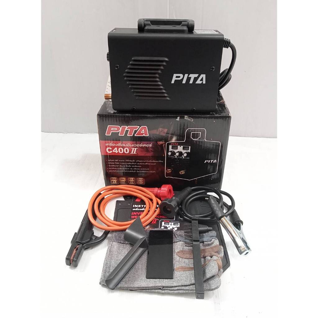 PITA เครื่องเชื่อม ตู้เชื่อม MMA รุ่น C400 เทคโนโลยี IGBT Inverter ทำให้เครื่องเล็ก แรงเท่ากับเครื่อ