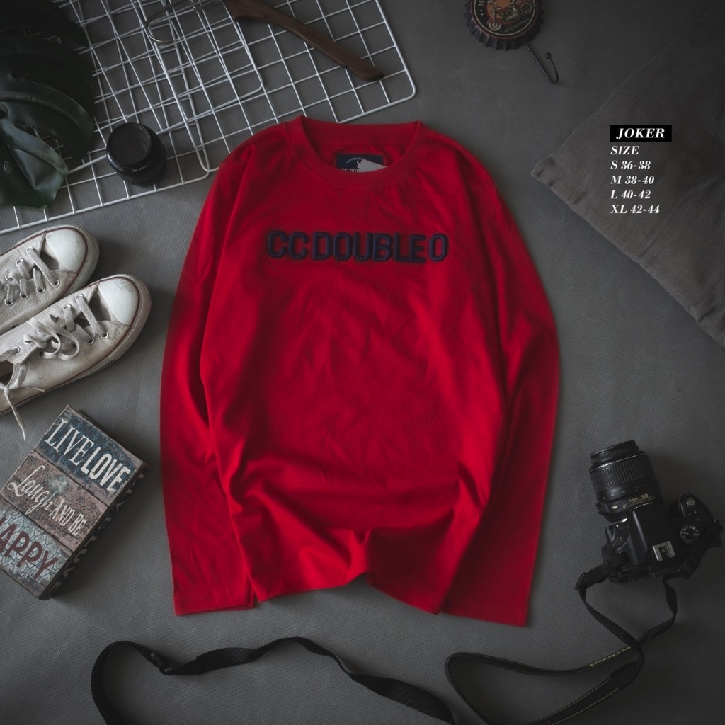 สินค้าขายดี เสื้อยืดแขนยาว คอกลม งานปัก NT