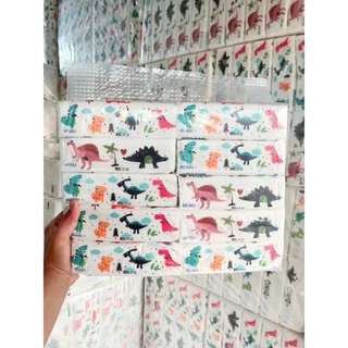 ทิชชู่ลายเเกะแบบยาว ขายเเยกห่อ(1ห่อ240เเผ่น)หนา 3 ชั้น สินค้าพร้อมส่งในไทย