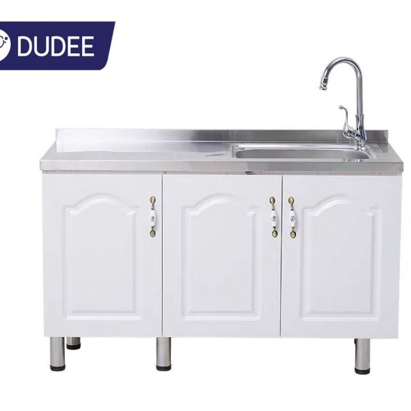 DUDEE เคาว์เตอร์ห้องครัว อ่างล้างจาน ดีไซน์สวยงาม ทันสมัย ตู้วางของในครัว ที่คว่ำจาน ชั้นวางจาน ชั้นคว่ำจาน