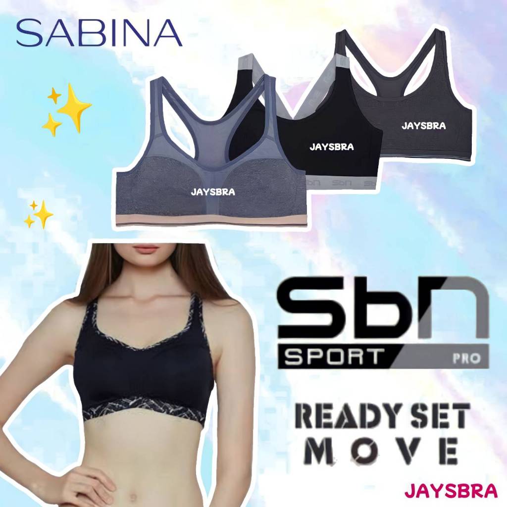 แจกโค้ด ลดเพิ่ม SABINA <clerance sale> เสื้อชั้นใน INVISIBLE WIRE (ไม่มีโครง) รุ่น SBN SPORT