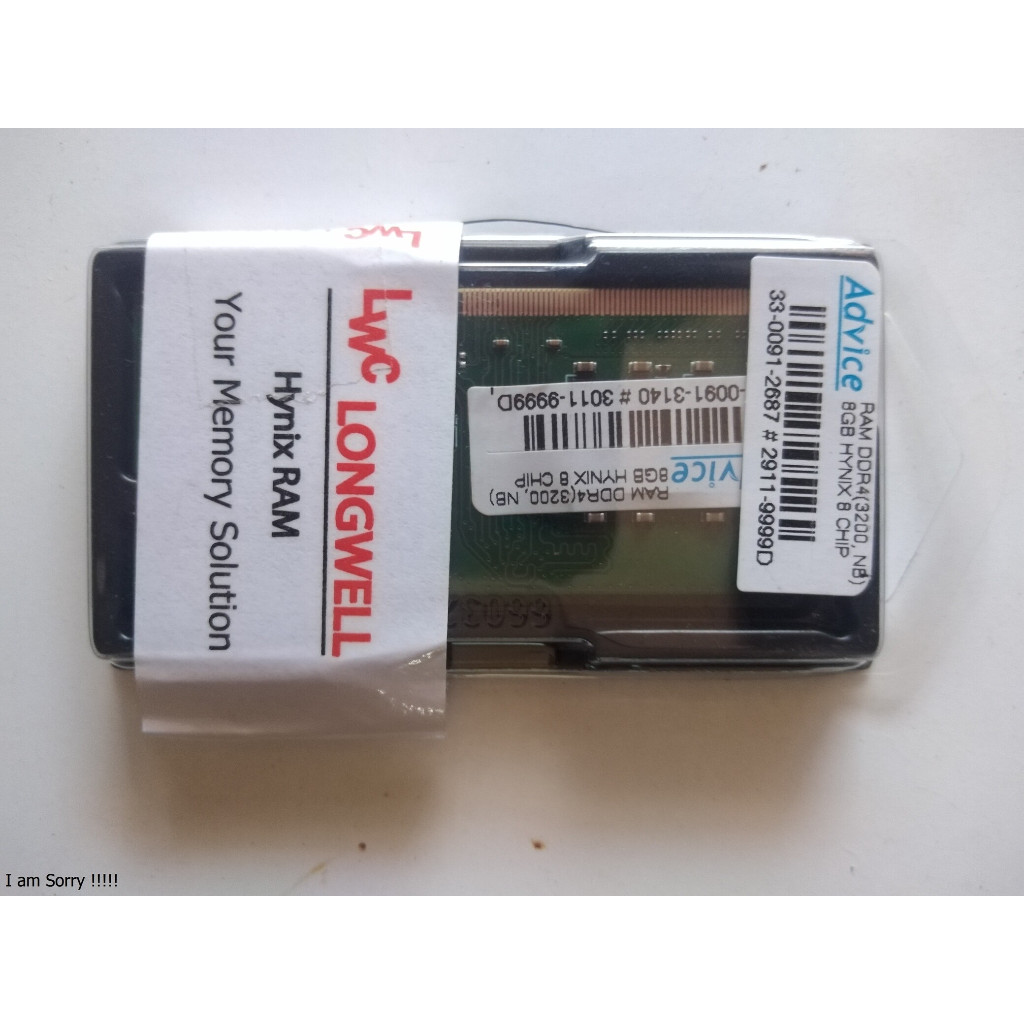 RAM DDR4(3200, NB) 8GB HYNIX 8 CHIP