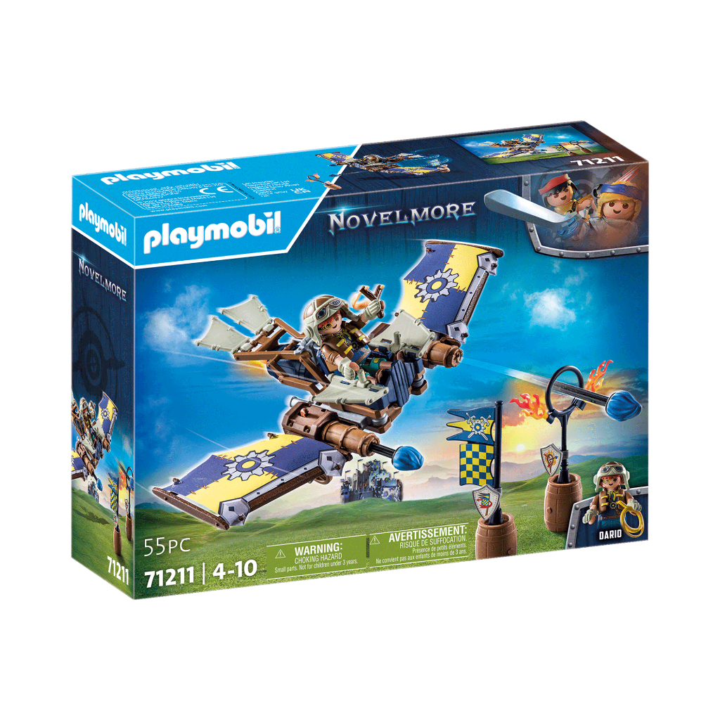 Playmobil 71211 Novelmore - Dario's Glider แอคชั่นฟิกเกอร์ โนเวลมอร์ เครื่องร่อนของดาริโอ