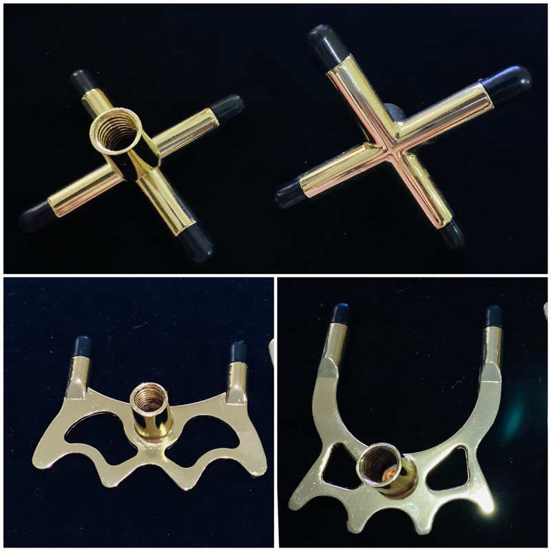 หัวเร็ททองเหลืองสำหรับใส่ไม้เร็ทโต๊ะสนุ้กเกอร์