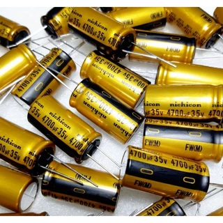 Nichicon FW 4700uf 35v capacitor ตัวเก็บประจุ คาปาซิเตอร์