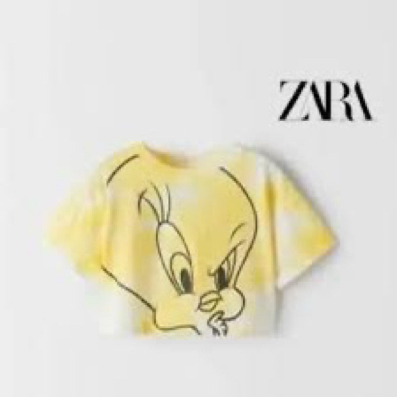 เสื้อทรงครอปเด็กแบรน Zara(ปล)