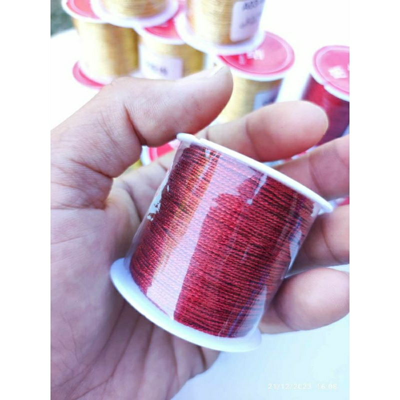 ไหมแดง สำหรับงานถัก diy เบอร์9