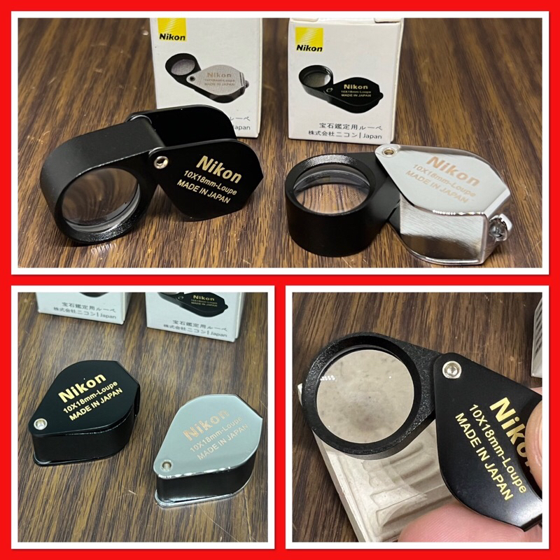 กล้องพระ Nikon 10x18mm-loupe ส่องชัด เลนส์2 ชั้น เคลือบมัลติโค๊ต