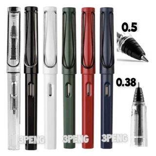 ปากกาหมึกซึมพร้อมหมึกหลอด หัวโรลเลอร์บอล ด้ามทรง LAMY ขนาด 0.38 และ 0.5