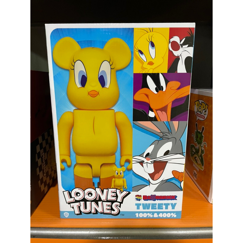 [Bearbrick Tweety] ขนาด 400+100% ของใหม่ 🔥ใช้โคดลด30%