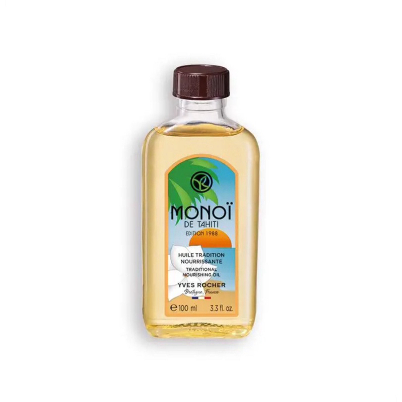 (แถม!!เซรั่ม7ml199฿) Yves Rocher Monoi De Tahiti Traditional Nourishing Oil 100 ml. อีฟโรเช่ โมนอย ออยล์บำรุงผิว
