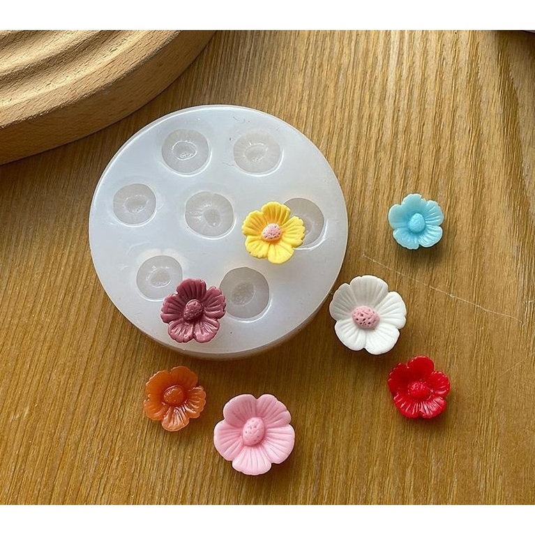 พิมพ์วุ้นดอกไม้ พิมพ์ซิลิโคนดอกไม้ silicone mold