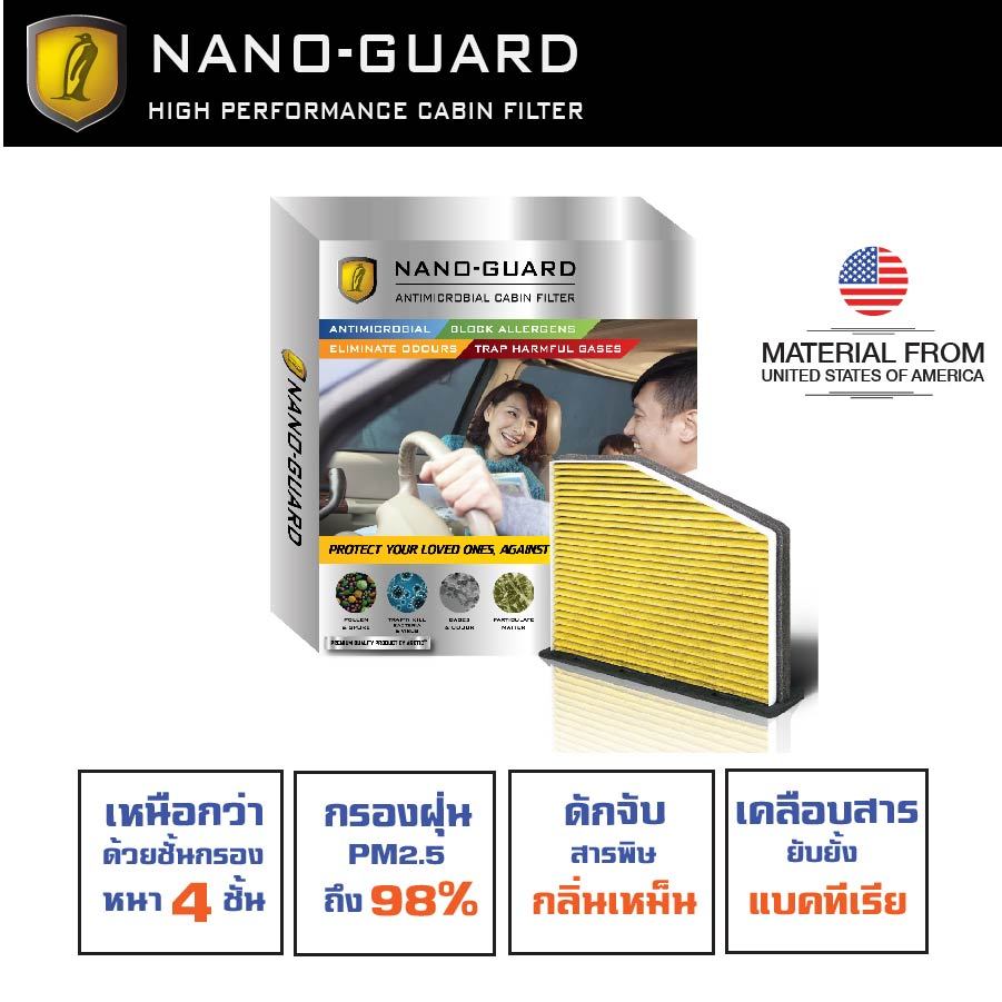 กรองแอร์ ARCTIC สำหรับ Lexus UX (2019) ATN-8010K รุ่น Nano-Guard (ฆ่าเชื้อโรค + ดูดกลิ่นเหม็น + ดักส