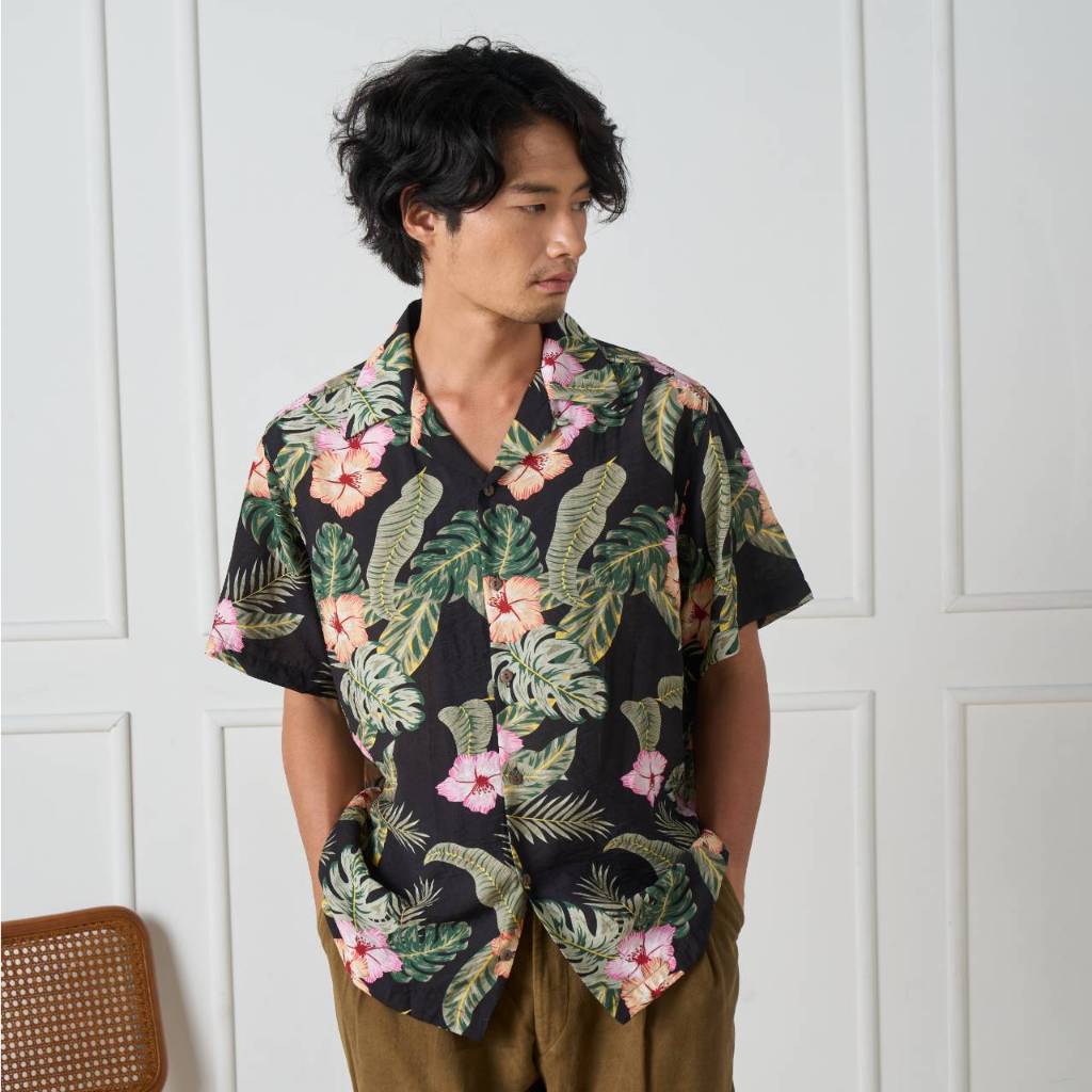 Shirtoria Hawaii เสื้อเชิ้ตผู้ชาย Non Iron ลาย 365 summer days - รูปที่ 3