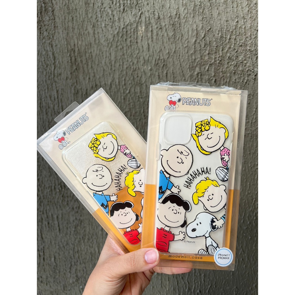 [Clearance] PEANUTS, HAHAHAHA (Clear Jelly) เคสมือถือสำหรับ iPhone 11 Pro/ 11 Pro max