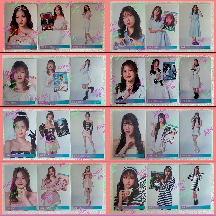 GE4 คอมพ์ 3ใบ (2/4) BNK48 ซัทจัง แพนด้า เอิร์น เกรซ แพท เอ็มมี่ ซินดี้ Bnk GE 2023 Photoset Comp