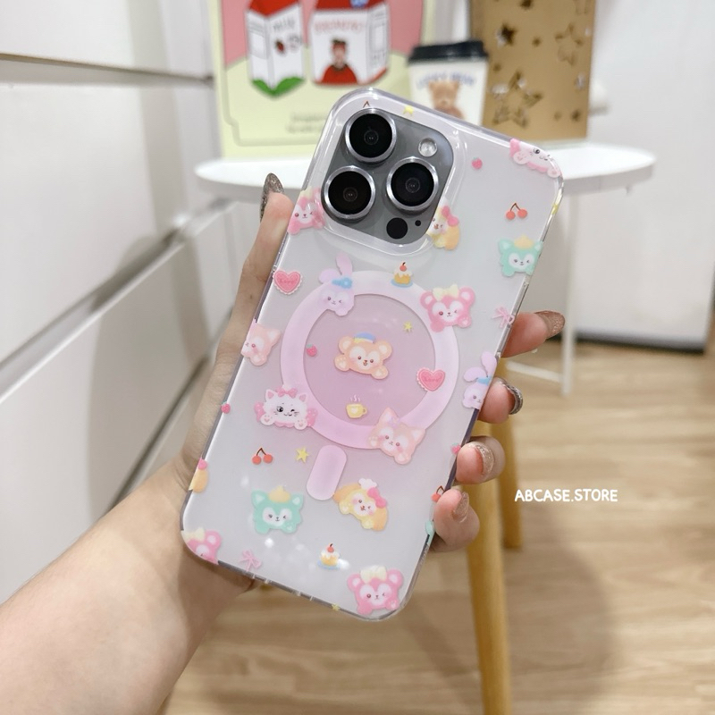 ( มีi15 ) เคส Mag รวม Animals