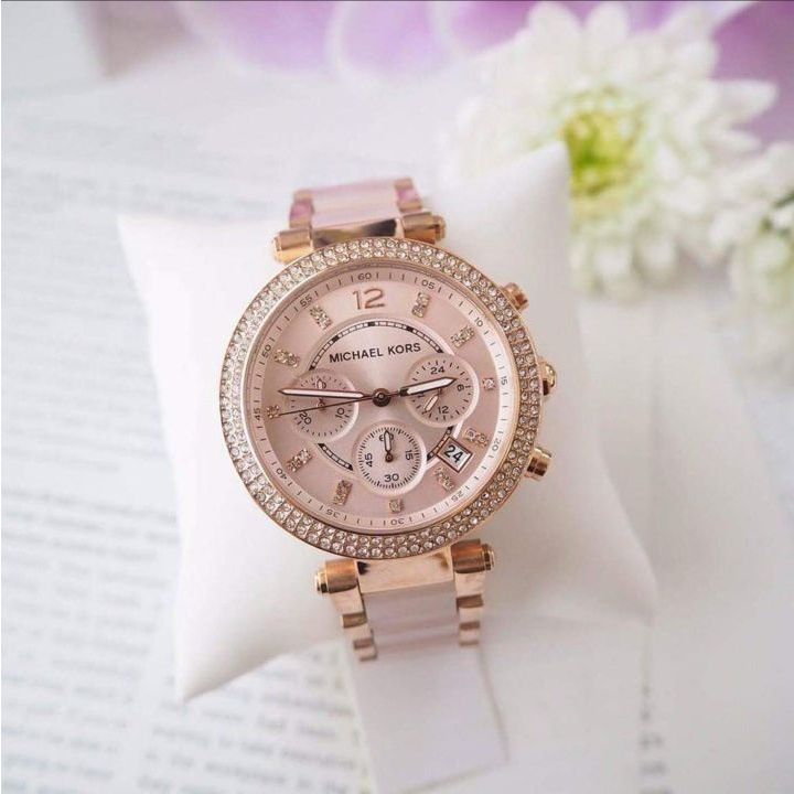 OUTLET WATCH นาฬิกา Michael Kors OWM170 นาฬิกาข้อมือผู้หญิง นาฬิกาผู้ชาย แบรนด์เนม Brandname MK Watch รุ่น  MK5615 MK589