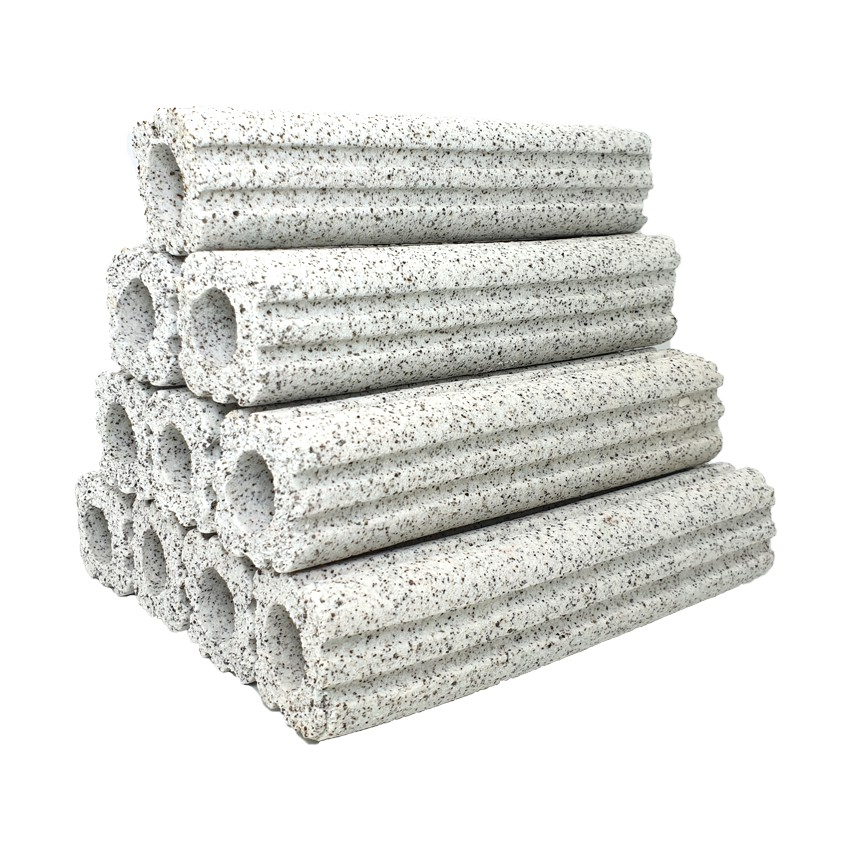 C-bar ตู้ปลา ซีบาร์แท่งสี่เหลี่ยมสีเทา วัสดุกรองตู้ปลา-บ่อปลา ช่วยทำให้น้ำใส ใช้ได้นาน สีเทาแบบหยัก