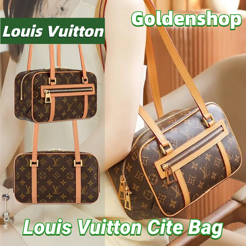New!!🍒หลุยส์วิตตอง Louis Vuitton Cite Bag LV กระเป๋าสะพายสุภาพสตรี