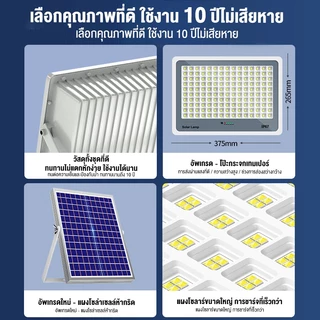 ซื้อ 1 แถม 1 ไฟโซล่าเซลล์ 2550,000W solar light โซล่าเซลล์ กันน้ำและกันฟ้าผ่ แสงสีขาว พร้อมรีโมท
