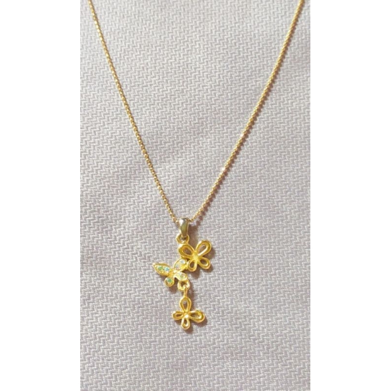 สร้อยพร้อมจี้เงินแท้ เกาหลี s29