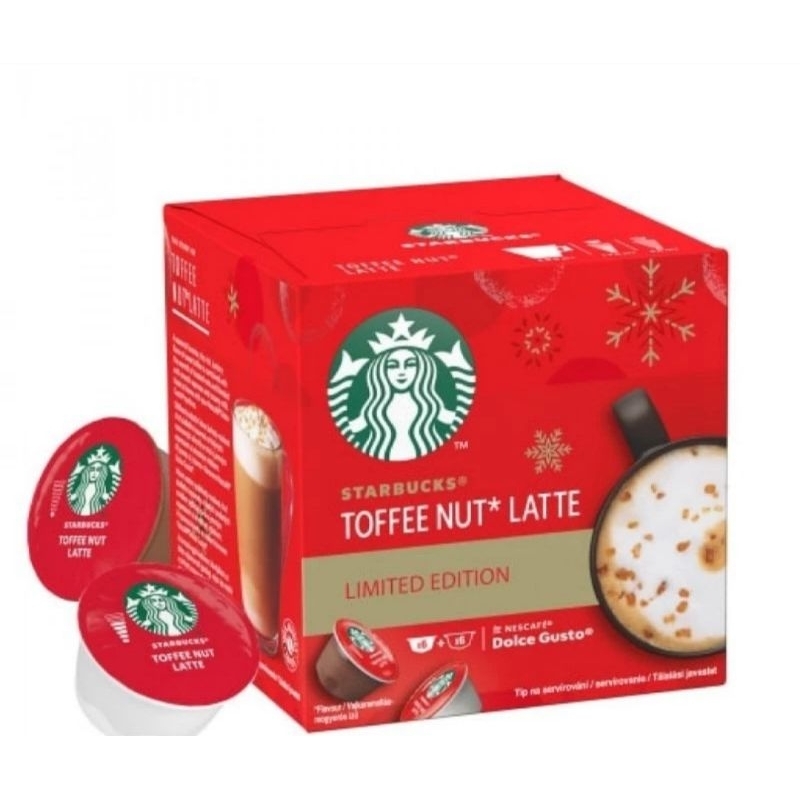 ☕️ Starbucks TOFFEE NUT LATTE Capsule (Limited Edition) 🌲🧑‍🎄