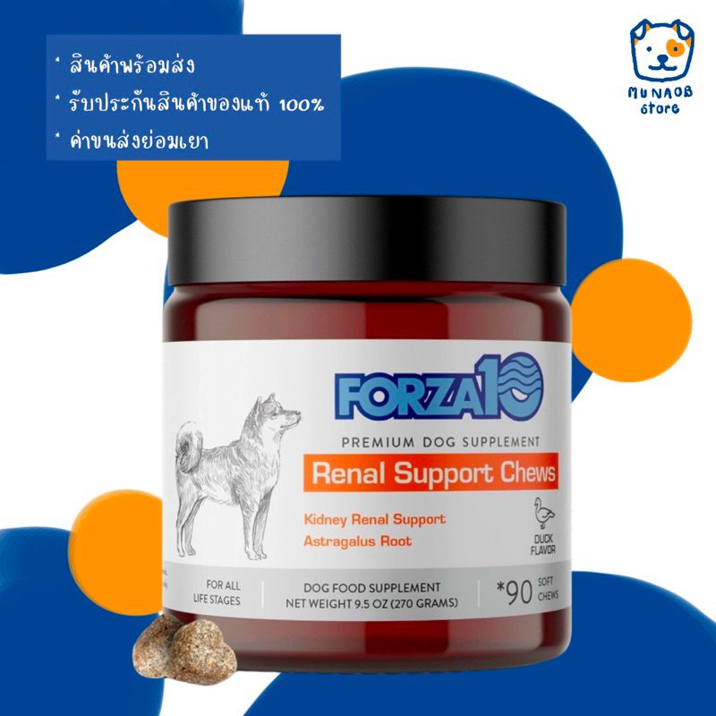 Forza10 Dog Kidney Support 90 Chews (ขนมบำรุงสำหรับสุนัขไต)