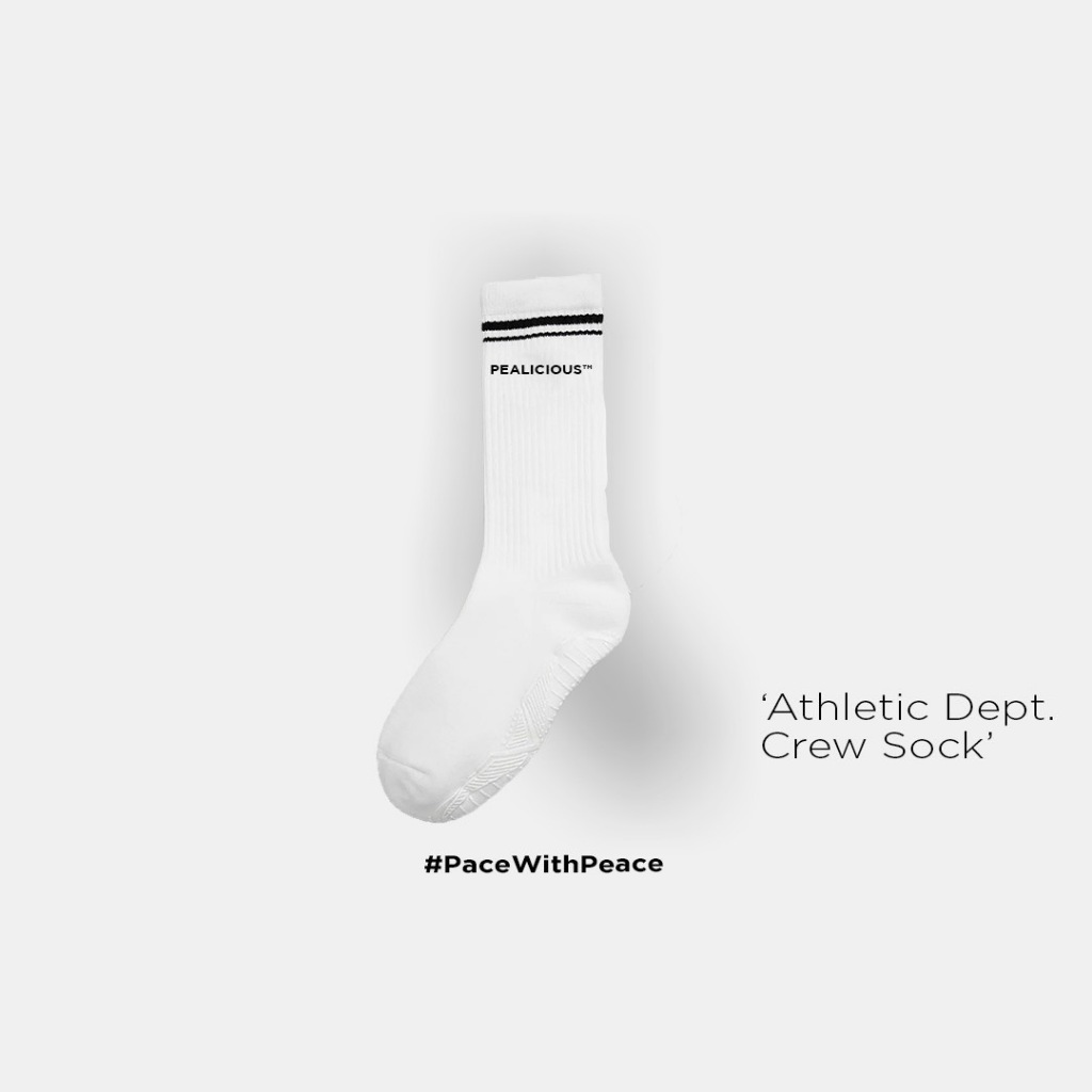 Pealicious® Atheletic Dept. Crew Socks