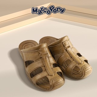 Marco Pony รองเท้าแตะ รองเท้าแตะผู้ชาย นุ่มและเสริมความสูง ใส่สบาย เดินง่าย ไม่เจ็บเท้า กันลื่น ใส่สบาย MH9011M