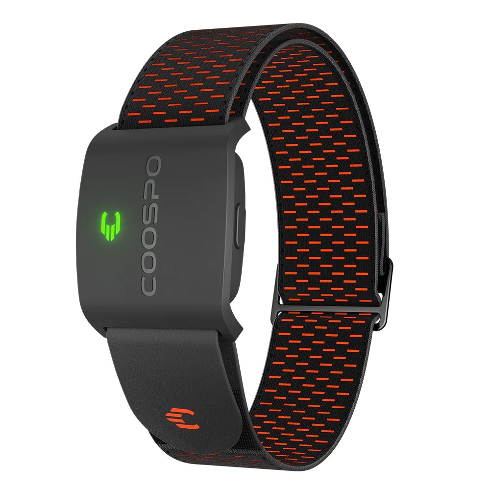 COOSPO HW9 สายรัดแขนวัดหัวใจ Bluetooth ANT+ สำหรับกีฬา