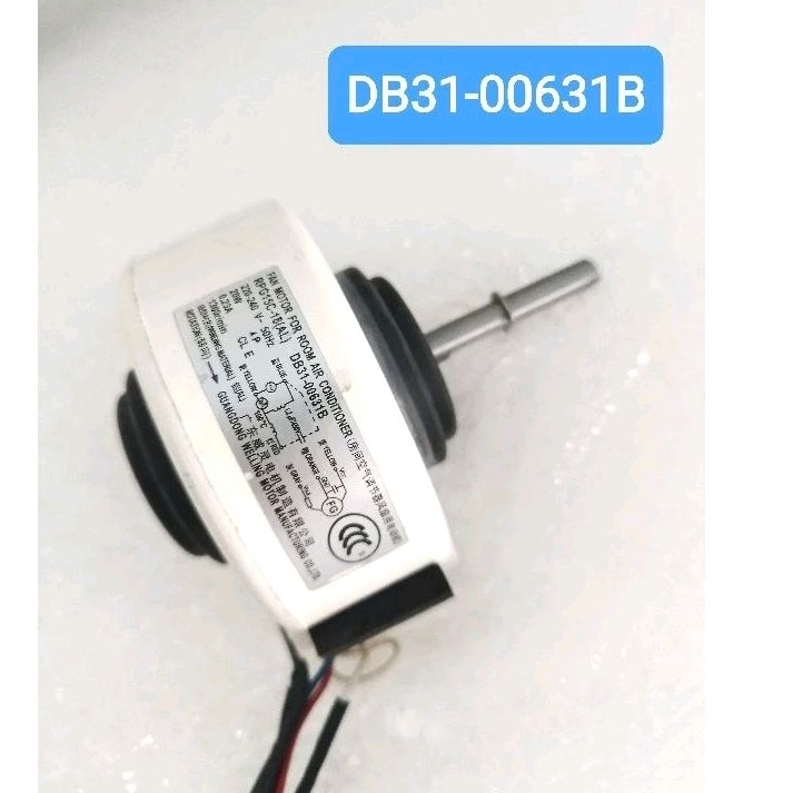 มอเตอร์พัดลมคอยล์เย็นแอร์ Samsung/Part No: DB31-00631A / B ( 20 w) แกนสั้น **อะไหล่แท้มือสอง