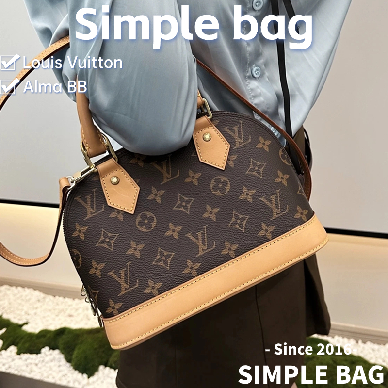 🍑Louis Vuitton Alma BB Shoulder bag หลุยส์วิตตอง กระเป๋า