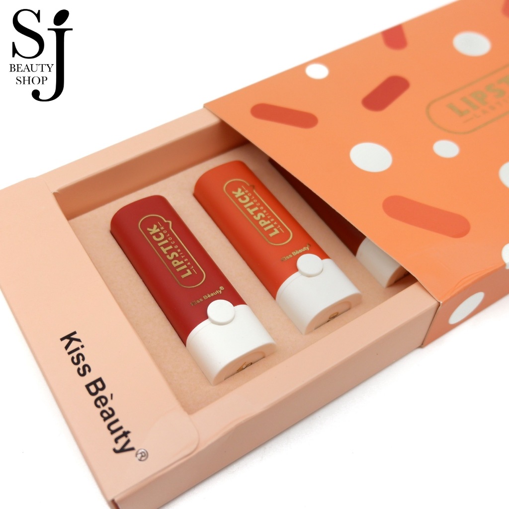 (New Year Gift) Kiss Beauty Long-Lasting Lipstick Set