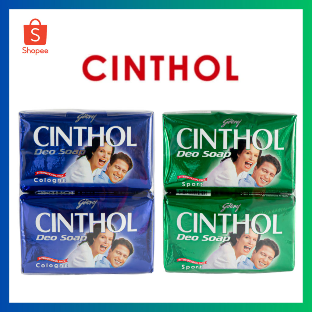 ( แพ็ค 4 ก้อน ) สบู่ซินทอล ดีโอ โคโลญจน์ สปอร์ต Deo Cologne Sport 125 g