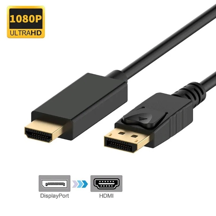 3M DP DisplayPort To HDMI Cable DisplayPort Male To Male HDMI Compatible Video Audio For Computer Laptop TV Projector