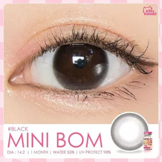 คอนแทคเลนส์🌈Mini Bom🌈 Black (Kitty Kawaii) ขนาดมินิ💖
