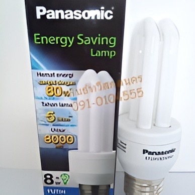 หลอดประหยัด Panasonic EFU 5W E672/D-18W E652/D