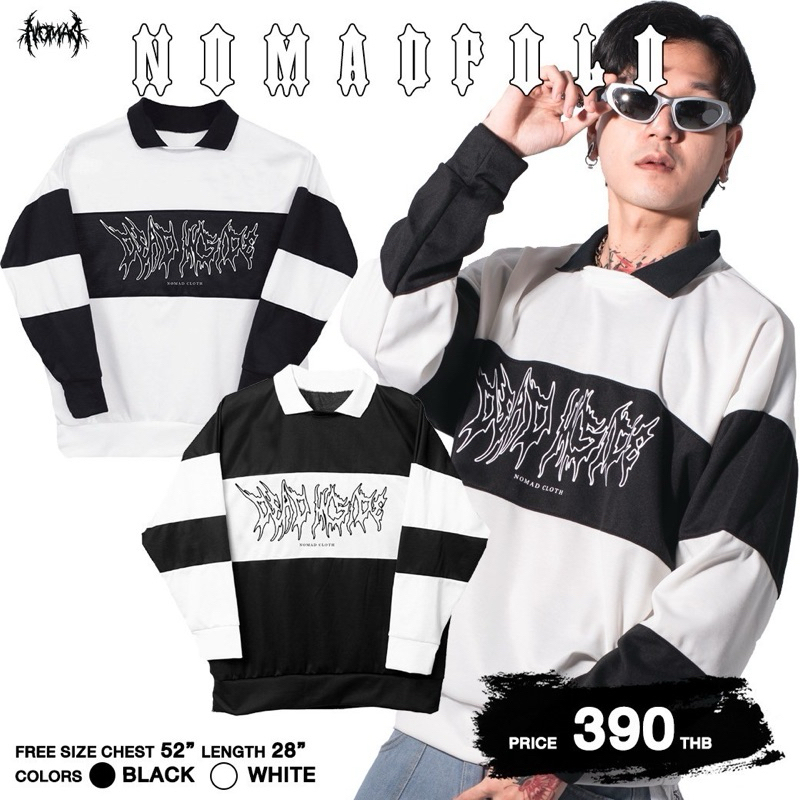 แขนยาวคอโปโล Nomad แท้100%