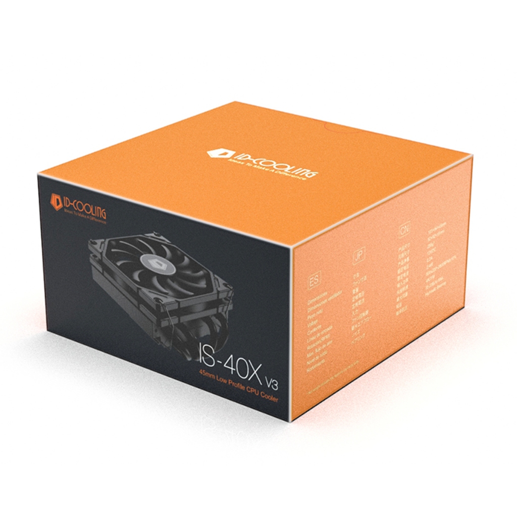 Heatsink ID-Cooling IS-40X V3 Black & White Mini ITX CPU Cooler Intel & AMD