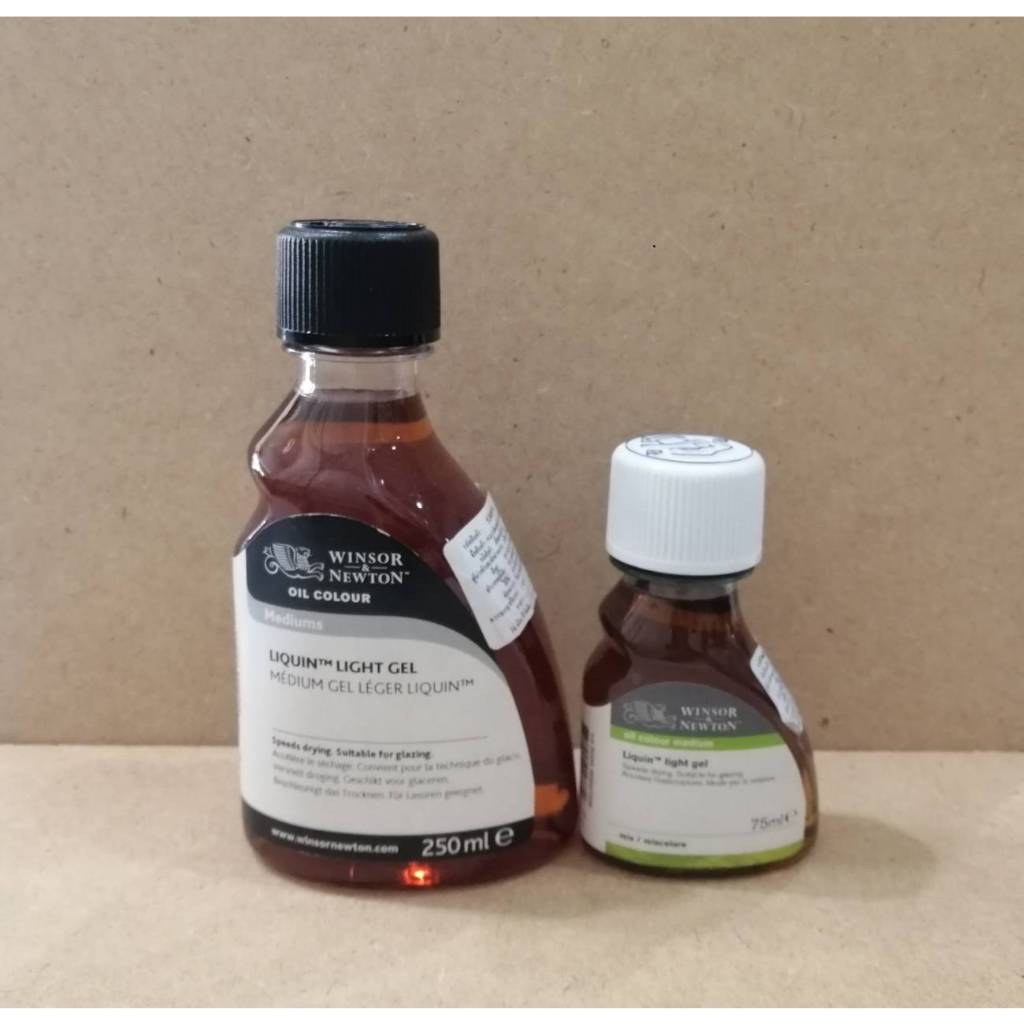 สื่อผสมสีน้ำมัน ลิควินไลท์เจล  Liquin Light Gel Winsor & Newton วินเซอร์แอนด์นิวตัน (75 ml. และ 250 ml.)
