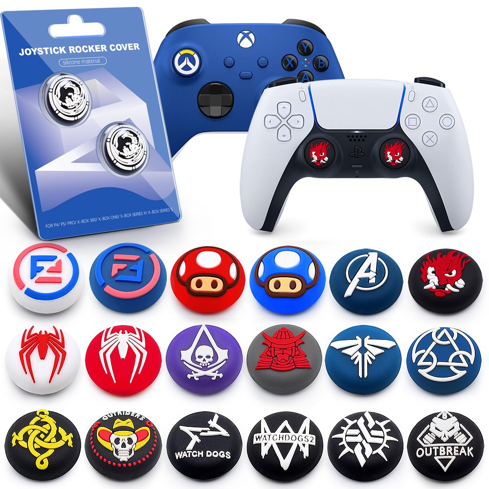 ซิลิโคนอนาล็อก Ps5 Xbox ที่ครอบซิลิโคนมีลาย ขายเป็นคู่