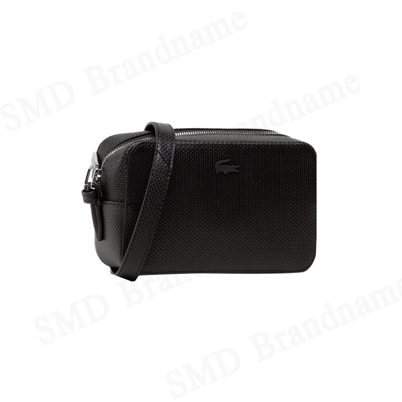 Lacoste กระเป๋าสะพายข้าง รุ่น Unisex Chantaco Pique Leather Small Shoulder Bag Code: NF3879KL 000