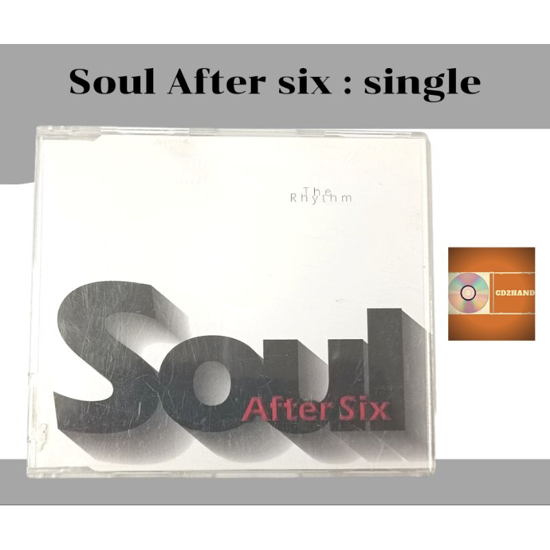 ซีดีเพลง cd single,แผ่นตัด soul after six อัลบั้ม The Rhythm ค่าย bakery music