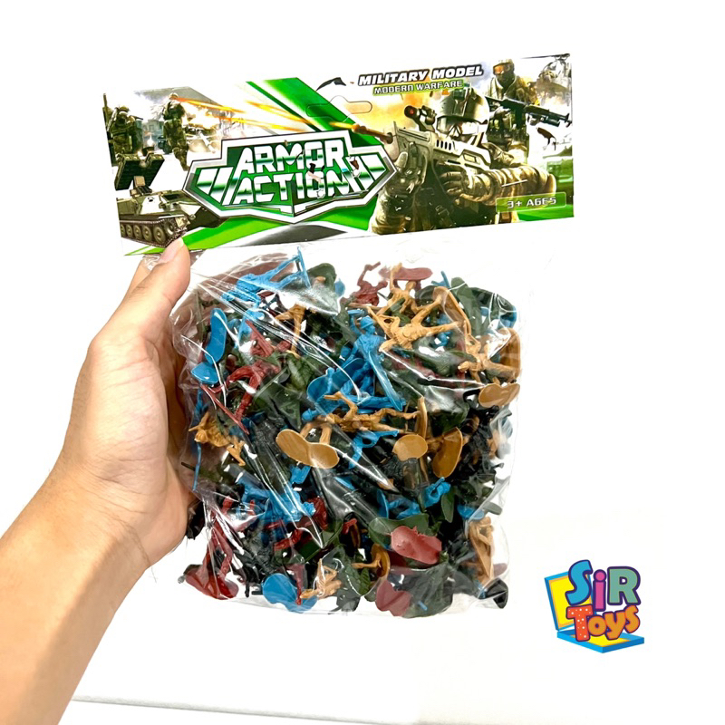 ทหารจิ๋ว หลากสี 150 ตัว armor action ของเล่นทหารราคาถูก - รูปที่ 4