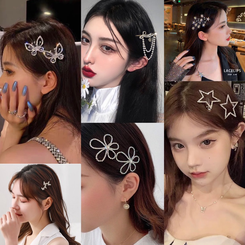 ร้านไทย พร้อมส่ง กิ๊บเพชร กิ๊บคุณหนู สาวน้อย ออกงาน