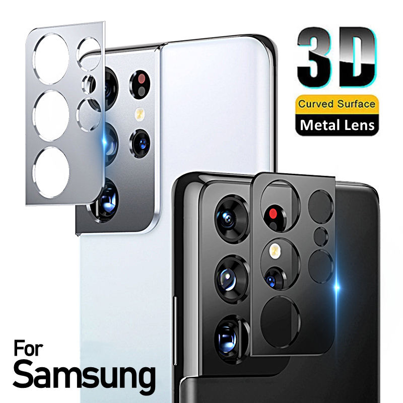 ฟิล์มกระจกเลนส์กล้อง For Samsung S22 S21FE S20 Ultra Plus S21+ S22+Metal Lens Film Rear Matte Camera Protector