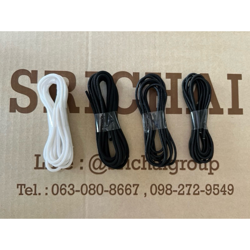 เชือกผูกรองเท้าคัทชู (Dress Shoe Laces) by Srichaigroup